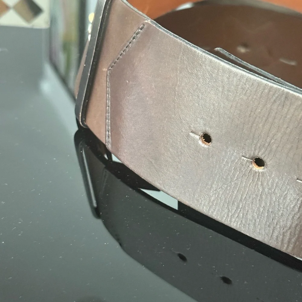 Claudio Orciani Vintage Y2K Italian leather belt